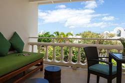 Spice Island Beach Resort - Grenada. Oleander Superior Garden Suite, balcony.